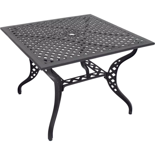 In And OutdoorMatch Vierkante tafel - 100x100 cm - Gegoten aluminium (105673)