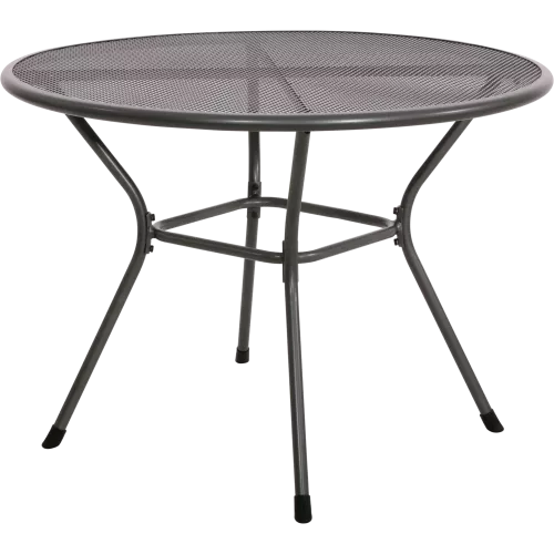 In And OutdoorMatch Tafel - Rond - Ø105 cm - Staal - Gaasblad (105798)