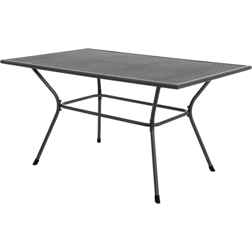 In And OutdoorMatch Tafel - 145x90x74,5 cm - Staal - Gaasblad (105800)