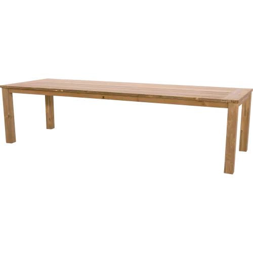 In And OutdoorMatch Tafel - Gerecycled teakhout - 300x100x76 cm - Massief gerecycled hout (105836)