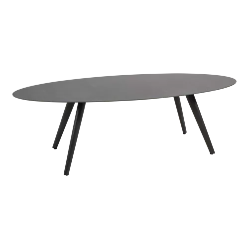 In And OutdoorMatch Tafel - Ovaal - 240x110x74 cm - Aluminium - Keramiek (105902)