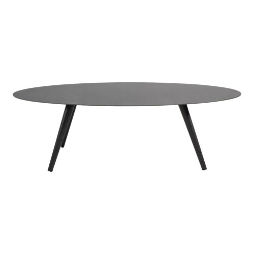 In And OutdoorMatch Tafel - Ovaal - 240x110x74 cm - Aluminium - Keramiek (105902)