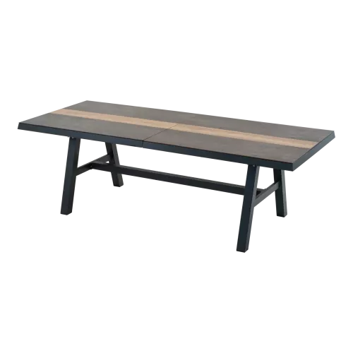 In And OutdoorMatch Uitschuiftafel - 243/303x102 cm - Aluminium - 6 mm HPL (105921)