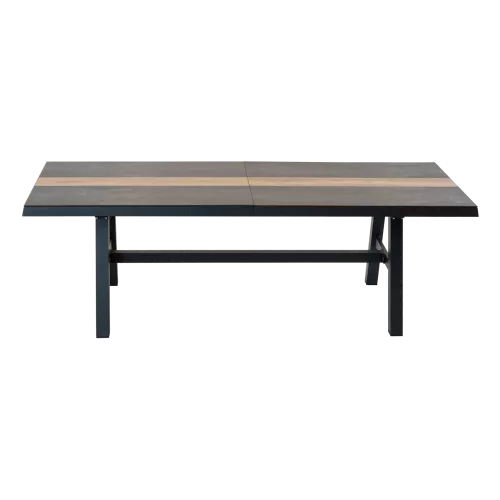 In And OutdoorMatch Uitschuiftafel - 243/303x102 cm - Aluminium - 6 mm HPL (105921)