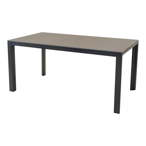 In And OutdoorMatch Tafel - 160x90 cm - Aluminium - 11 mm gesinterd steen (105931)
