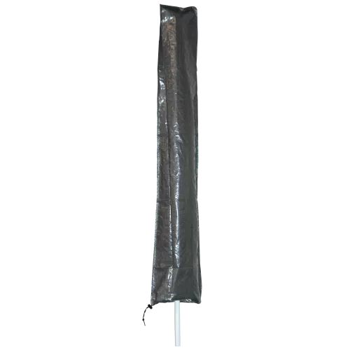 In And OutdoorMatch Beschermhoes Parasol - Grijs - Ø2 m - 140x19/32 cm - PE (105950)