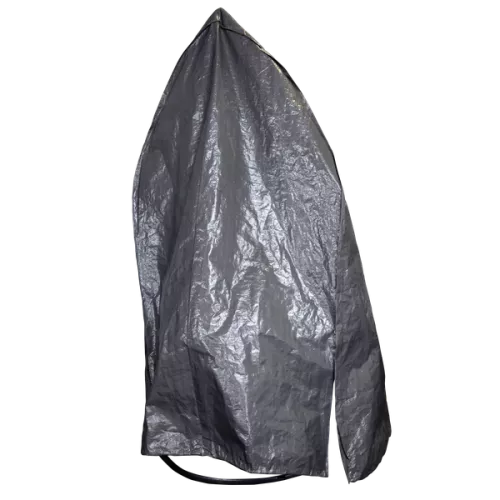 In And OutdoorMatch Beschermhoes Hangstoel - Grijs - 1-Persoons - 115x115x180 cm - PE (105960)