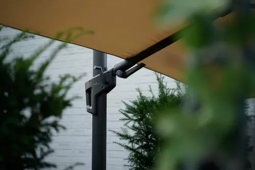 In And OutdoorMatch Zwevende parasol - 3x3m - UV50+ - Zonder kraag - Aluminium frame (106158)