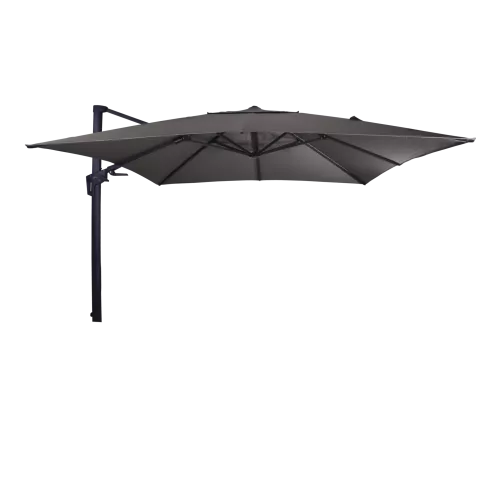 In And OutdoorMatch Zwevende parasol - 3x3m - Editie - UV50+ - Zonder volant - Aluminium frame (106159)
