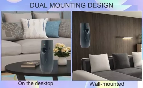 merkloos Automatische luchtverfrisserspraydispenser - wand- of tafelmontage met instelbare aroma- en led-indicatoren (6152611934954)