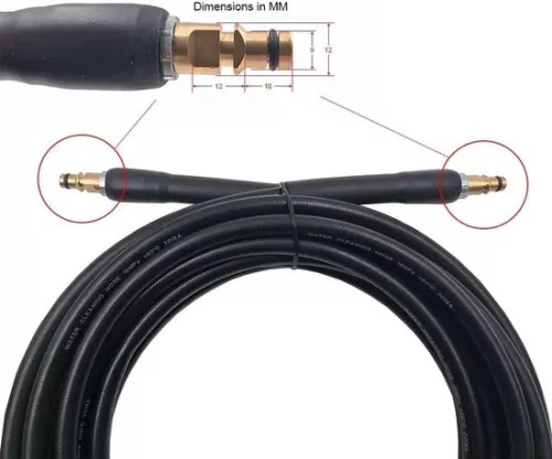 merkloos Vervangend kliksysteem voor hogedrukreinigerslang voor Karcher K2-K7 snelkoppeling (6152320558540)