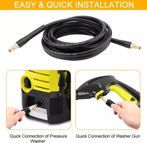 merkloos Vervangend kliksysteem voor hogedrukreinigerslang voor Karcher K2-K7 snelkoppeling (6152320558540)