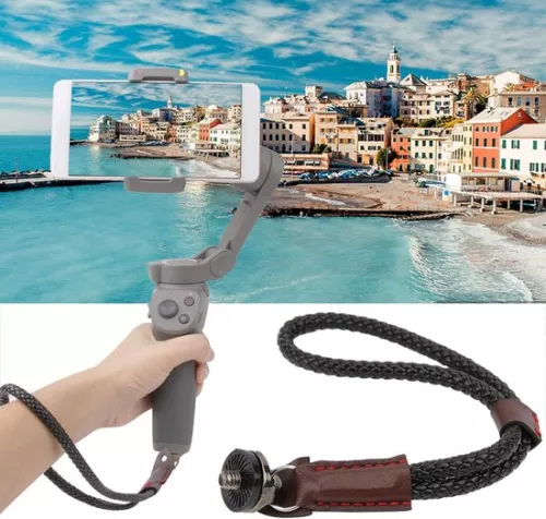 merkloos Polsband voor ONE X2-camera - PU-leren polsband voor veiligheid - Camera-lanyardaccessoires (6152321567510)