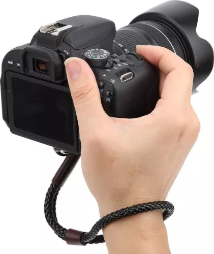 merkloos Polsband voor ONE X2-camera - PU-leren polsband voor veiligheid - Camera-lanyardaccessoires (6152321567510)