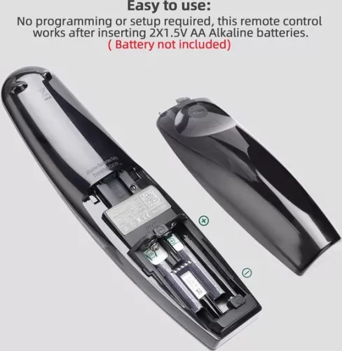 merkloos Magic Remote Control voor LG Smart TV - Vervanging met spraakfunctie - Universeel - Geschikt voor veel LG Smart TV-modellen. (8785309239703)