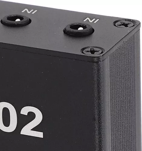 merkloos 2-in-2 out Mini Audio Mixer Line Mixer - Klankbord Muziekconsole Power Stereo met Voedingsadapter . (8785309138099)