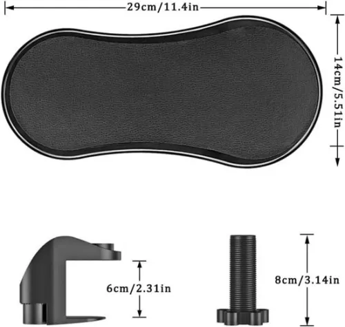 Merkloos Ergonomische bureau-armsteun met verstelbare polssteun en schouderspierenontspanning (6152521290232)