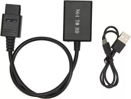 merkloos N64 HDMI-converteradapterkabel voor SNES - HD Link-kabel voor N64 - Converteert videosignaal naar HDMI - Ondersteunt PAL en NTSC. (6152349389323)