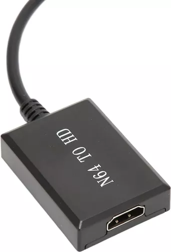 merkloos N64 HDMI-converteradapterkabel voor SNES - HD Link-kabel voor N64 - Converteert videosignaal naar HDMI - Ondersteunt PAL en NTSC. (6152349389323)