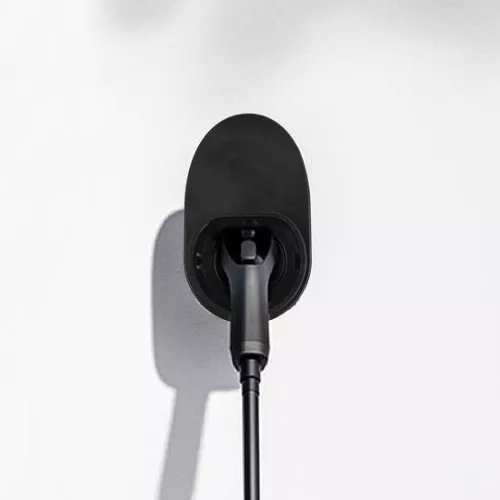 merkloos Kabelhouder type 2 wandhouder voor oplaadkabel - organizer voor Wallbox laadstation - zwart (8785325017873)