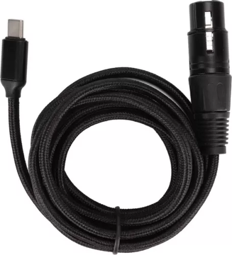 USB C naar XLR vrouwelijke kabel - Type C microfoonkabel met laag ruisniveau - Geschikt voor Windows - 3 m.