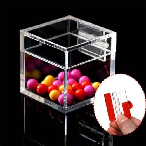 merkloos Zelfklevende transparante acryl scharnieren - 12 stuks - klein - opvouwbaar - voor kasten laden meubels - DIY - 35 x 30 . (8785310166432)