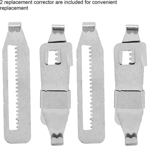 merkloos Ingegroeide teennagelcorrector (2 stuks) Roestvrijstalen paronychia-correctietool (8785306004007)