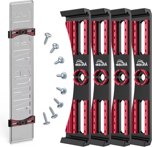 Frameloze kentekenplaathouder - Universele onzichtbare houder - Set van 2