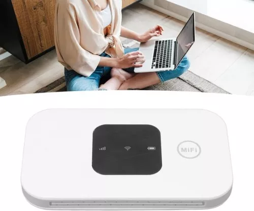 merkloos Draagbare wifi-router – 4G mobiele hotspot – Verbind tot 10 apparaten – Hoge snelheid 2100 mAh USB-aangedreven mobiele wifi-hotspot voor op reis – Internationaal gebruik (6152324328385)