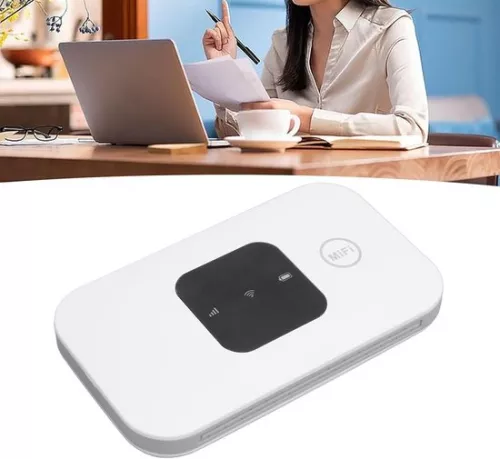 merkloos Draagbare wifi-router – 4G mobiele hotspot – Verbind tot 10 apparaten – Hoge snelheid 2100 mAh USB-aangedreven mobiele wifi-hotspot voor op reis – Internationaal gebruik (6152324328385)