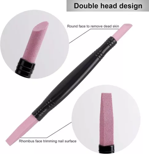 Merkloos Puimsteen nagelvijltjes - Nagelverzorging - Verpakking van 5 (9505364445975)