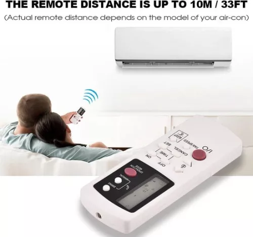 merkloos Vervangende afstandsbediening voor Galanz airconditioning GZ-1002B-E3 - Vervanging voor Galanz GZ-1002A-E3 GZ-1002B-E1 - Nodig. (8785304991712)