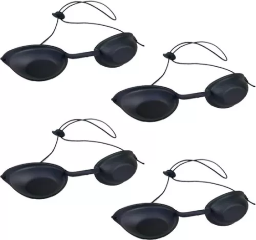 Zonnebankbrillen - Bruiningsbrillen UV-zonnebankveiligheidsbrillen - voor LED-lichttherapie IPL-ontharing UV-bescherming Zonnebankbrillen