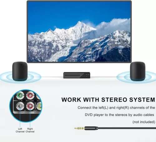 Brandless DVD-speler met HDMI - Blu-ray-spelers - Externe dvd-speler - Zwart (6152121839886)