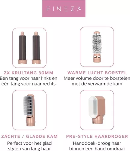 merkloos ShopGlobe Föhnborstel - Krulborstel - Airstyler - Multistyler - Heteluchtborstel (9501478914666)