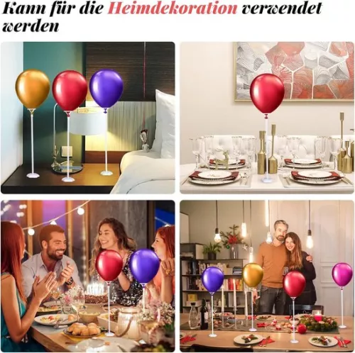 merkloos 20 ballonhouders - herbruikbare ballonstandaard - tafelballonstandaard - festival verjaardagsfeest bruiloft decoratie (8785307262192)