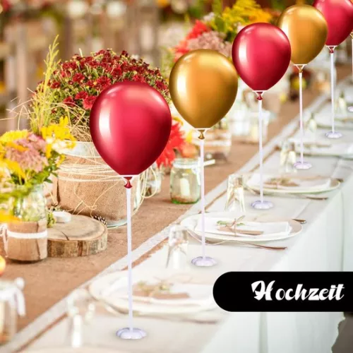 20 ballonhouders - herbruikbare ballonstandaard - tafelballonstandaard - festival verjaardagsfeest bruiloft decoratie