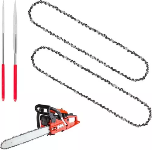 Zaagkettingen 40 cm 3/8 inch LP 13 mm - 59 aandrijfschakels - Stihl Dolmar Husqvarna Einhell Makita - kettingzaagslijper - set van 2
