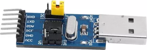 USB naar IIC I2C UART-converteradaptermodule - Downloaden van seriële gegevens-ISP-programma - Weergave van LED-lampstatus - Spanningsuitgang.