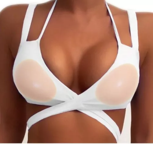 merkloos Siliconen BH - 4x Dik - C-cup - Verwijderbare plakpads - Push-up siliconen borstvergrotingspads - Voor badkleding en bikini's - Comfortabele padding - Onzichtbaar en wasbaar - Dames (8410900115780)