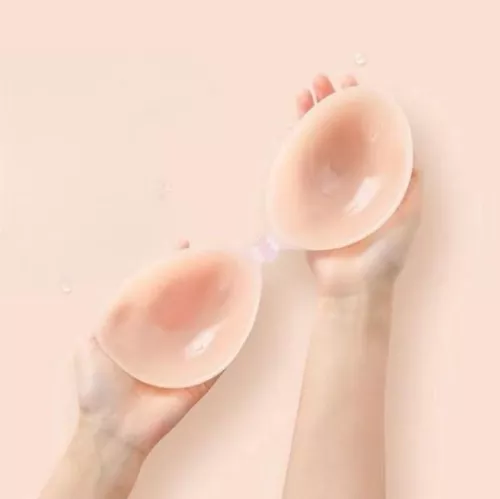 merkloos Siliconen BH - 4x Dik - C-cup - Verwijderbare plakpads - Push-up siliconen borstvergrotingspads - Voor badkleding en bikini's - Comfortabele padding - Onzichtbaar en wasbaar - Dames (8410900115780)