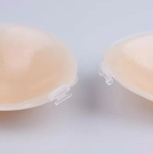 merkloos Siliconen BH - 4x Dik - C-cup - Verwijderbare plakpads - Push-up siliconen borstvergrotingspads - Voor badkleding en bikini's - Comfortabele padding - Onzichtbaar en wasbaar - Dames (8410900115780)