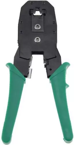 merkloos PREMIUM LAN-netwerktesterset - inclusief koffer - RJ45 / RJ12 / RJ11 / CAT5 / CAT5e / Cat6 / UTP / LAN - kabeltester met krimptang en LSA-tang (8720514720066)