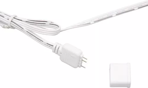 merkloos RGB-stroomverlengkabelset - 24-pins ATX-kabel - Gesynchroniseerde voedingskabel met LED - Zachte siliconen slang (8785306193008)