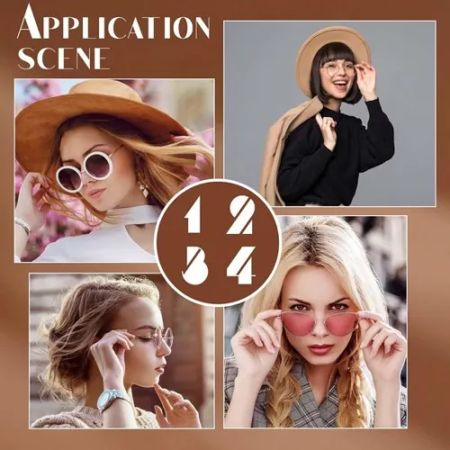 merkloos Vervangende brilpootjes | Brillenpootjes | Universele brilmontuurvervanging met schroevendraaier en ring | HTML-inhoud | 4 stuks | 2 kleuren. (8785310236388)