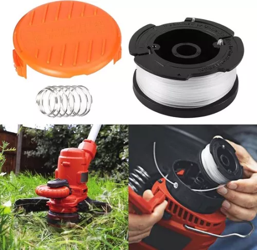 merkloos DriSubt 8PCS AF-100 Trimmer Spoel & Draad voor Black & Decker Trimmers Vervangend Draadgereedschap, 9 meter 0