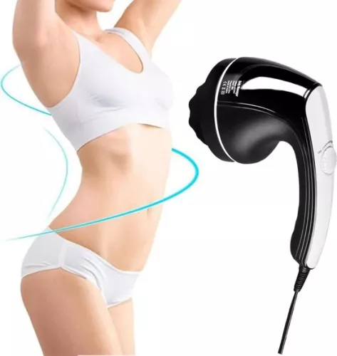 merkloos Handmassager - Handmassager - Handwarmers - Tegen gewrichtspijn - Massager - Massageapparaat - Acupressuur + Puntmassage - Traploos instelbare intensiteit - Zwart (6150801315347)