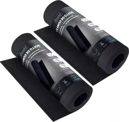 Verpakking met 2 rollen EVA-schuim 5 mm zwart schuimrubber schuimplaten - knutsel cosplay schuim knutselschuim - jongens meisjes - Velformaat 150 cm x 32 cm zwart