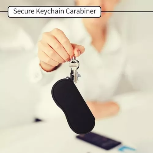 merkloos Brillenkoker, zachte zonnebrillenkoker, met riemclip, ultralicht neopreen brillenkoker met rits, zonnebrillentas voor stijlvolle draagbare reisbrillen (8410900986533)