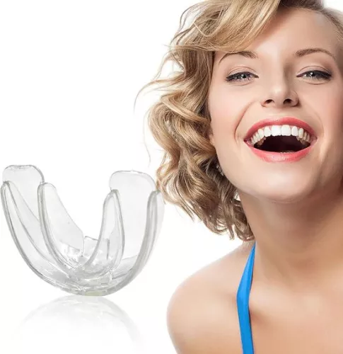 merkloos Mondbeschermers tegen tandenknarsen - Transparante tandencorrector-uitlijnbeugel (8785307219653)